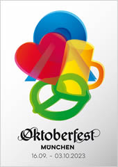 Platz 1 - Plakatdesign Wettbewerb zum Oktoberfest 2023